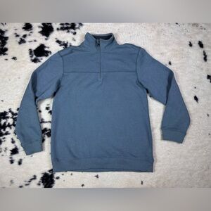 Arrow Women’s Dusty Blue Quarter Zip Pullover Size Medium